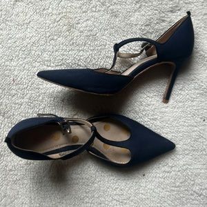 Boden Navy Heels